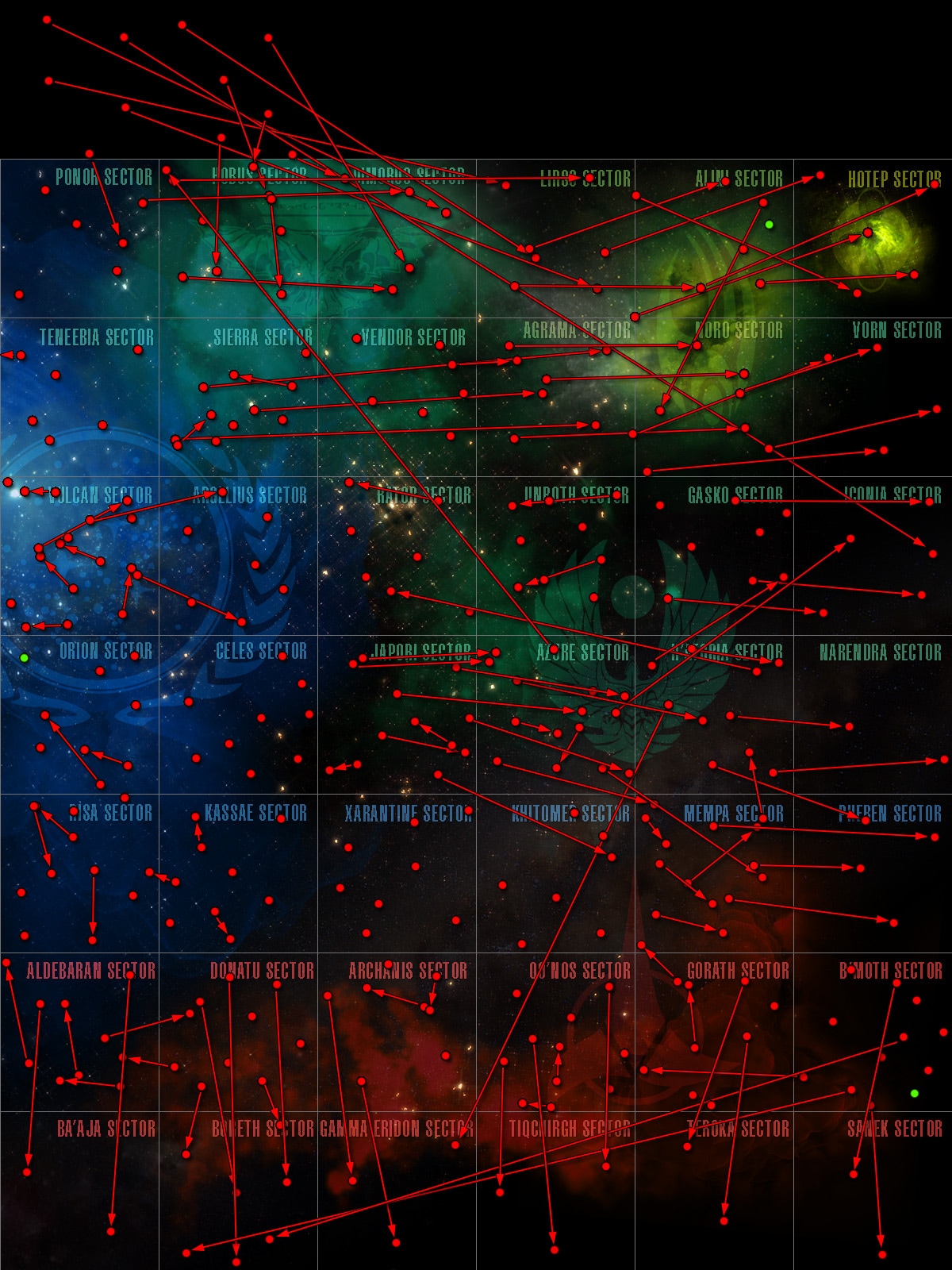 star trek galaxy map interactive