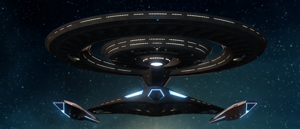 The U.S.S. Discovery-A as seen in Star Trek Online