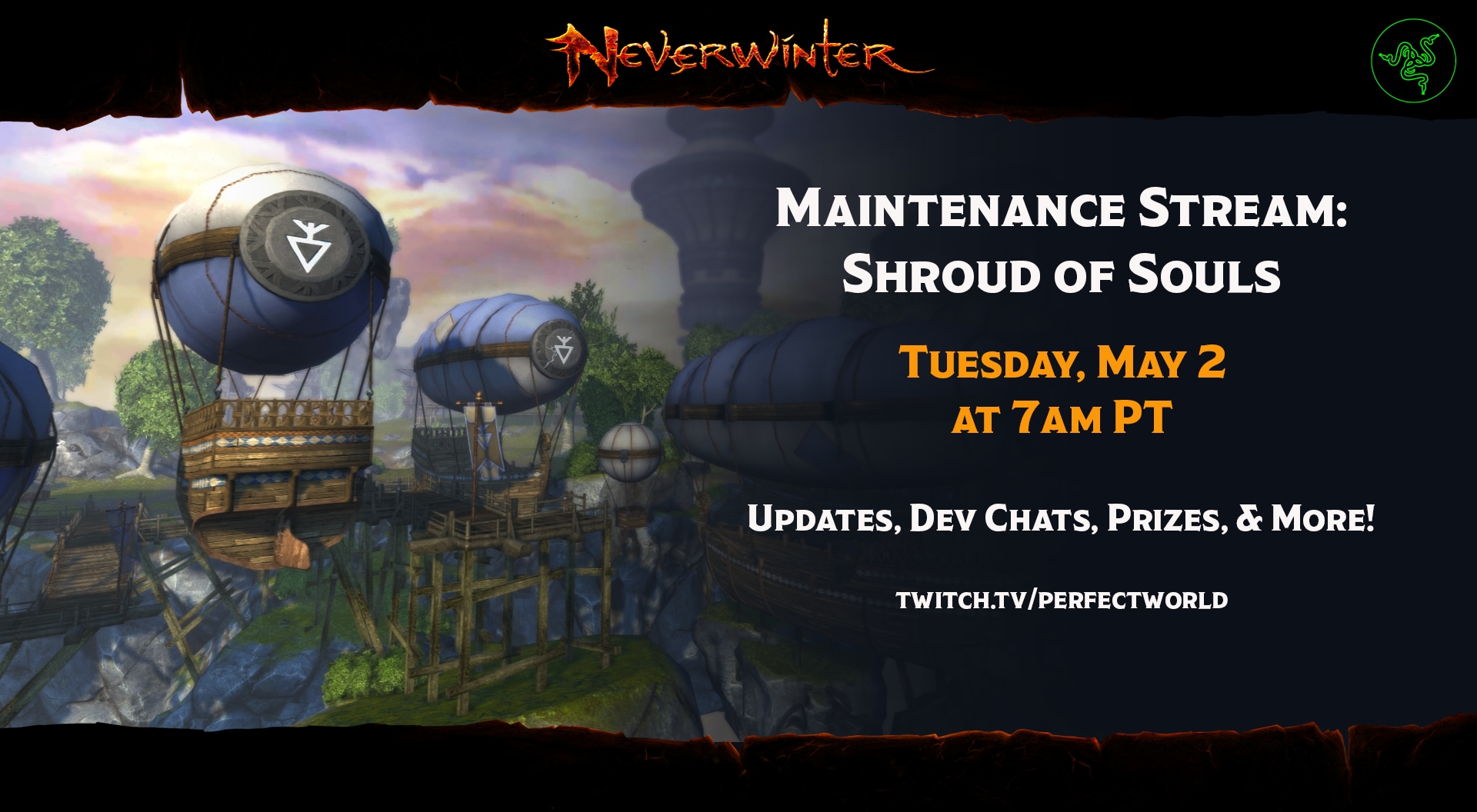 Maintenance Stream May 2 Neverwinter