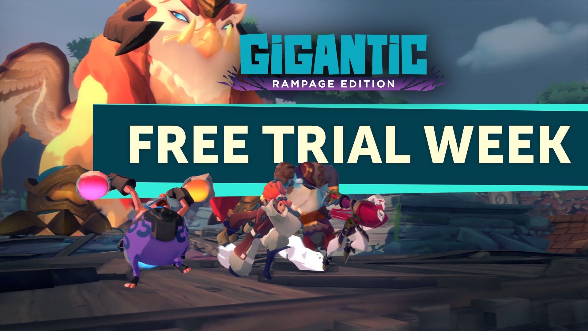 Gigantic rampage editon moba hero shooter crossplay