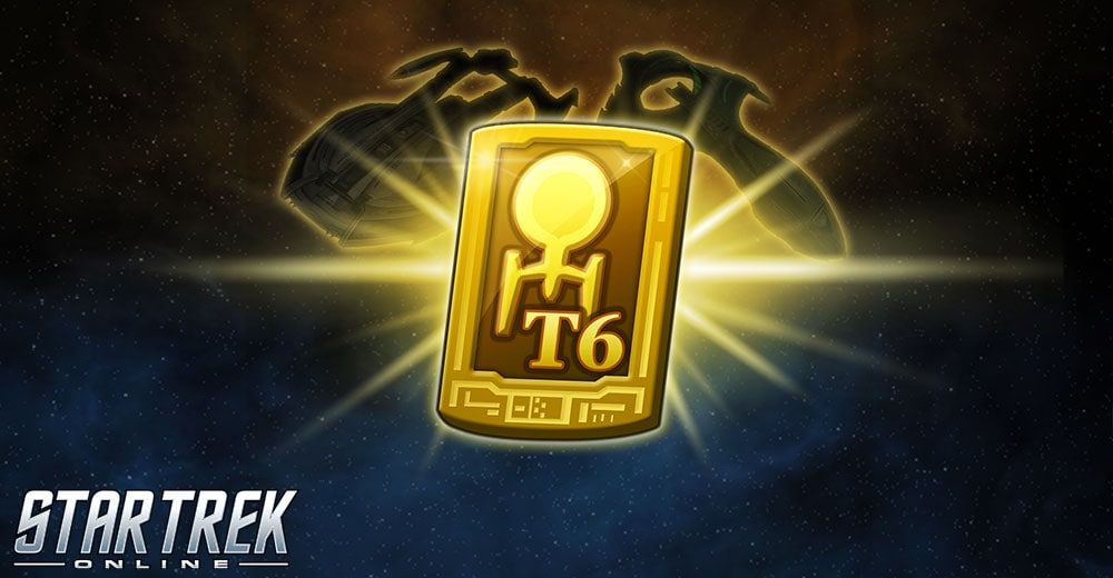 The Tier 6 coupon icon for Star Trek Online