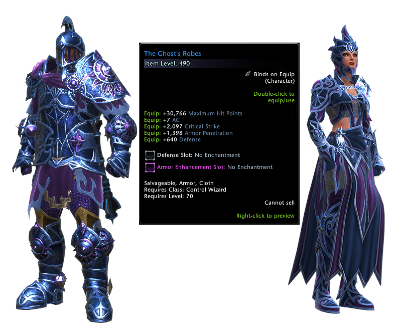 neverwinter ravenloft gear