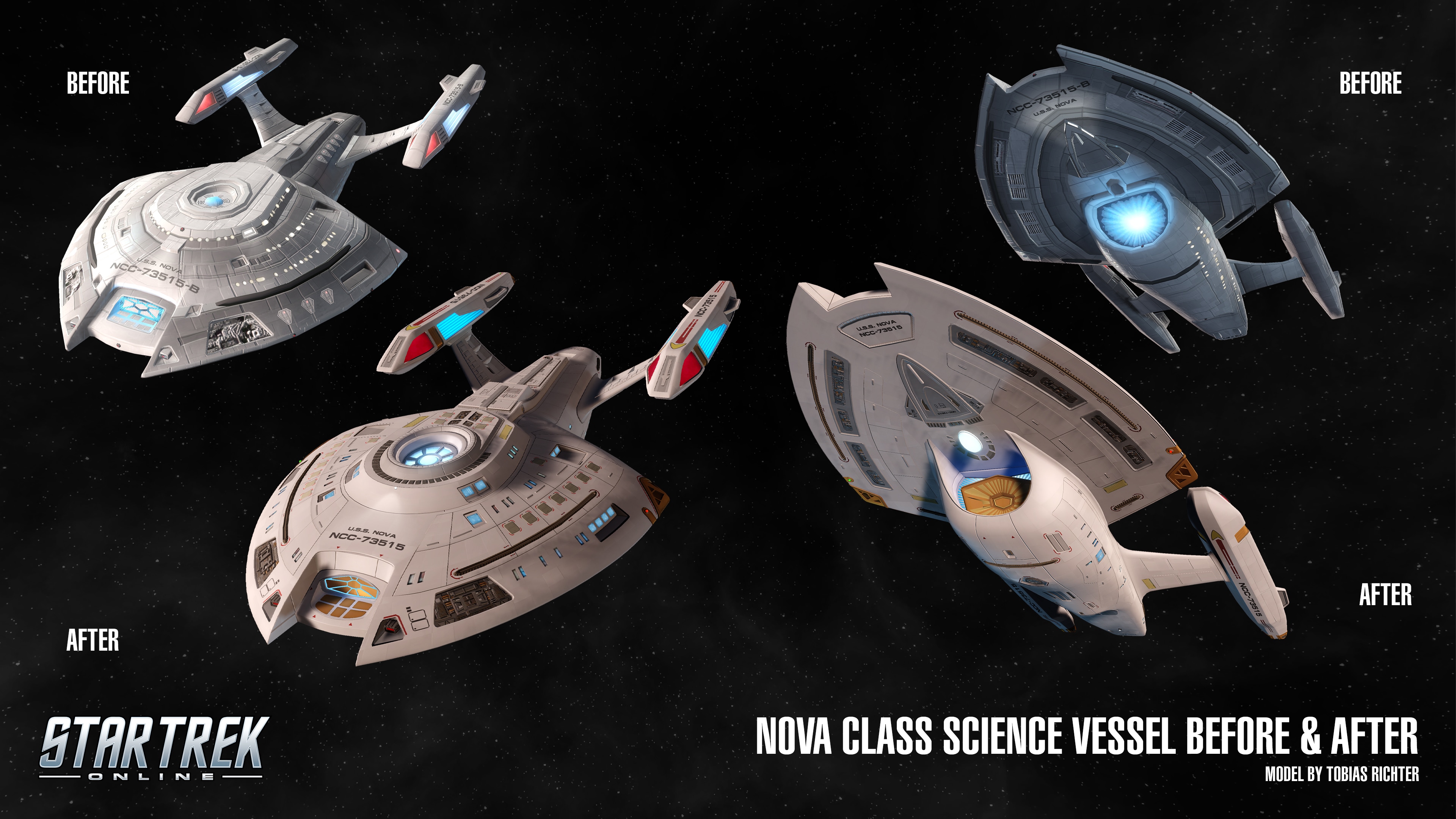 Updates to the Nova Family of Ships Star Trek Online