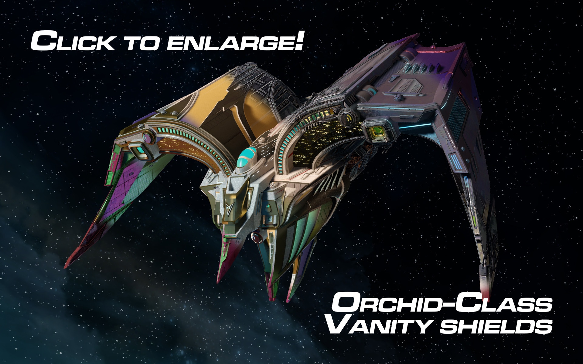 Command the Orion Orchid Intel Warship