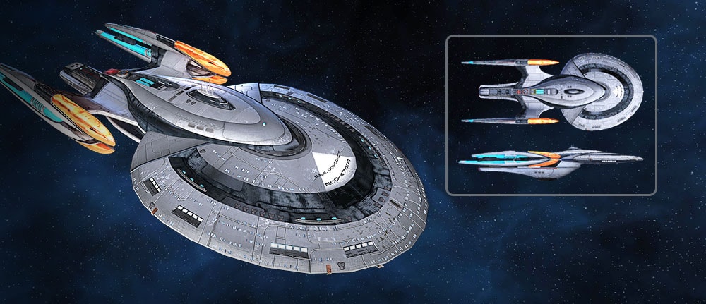 most powerful star trek federation ship