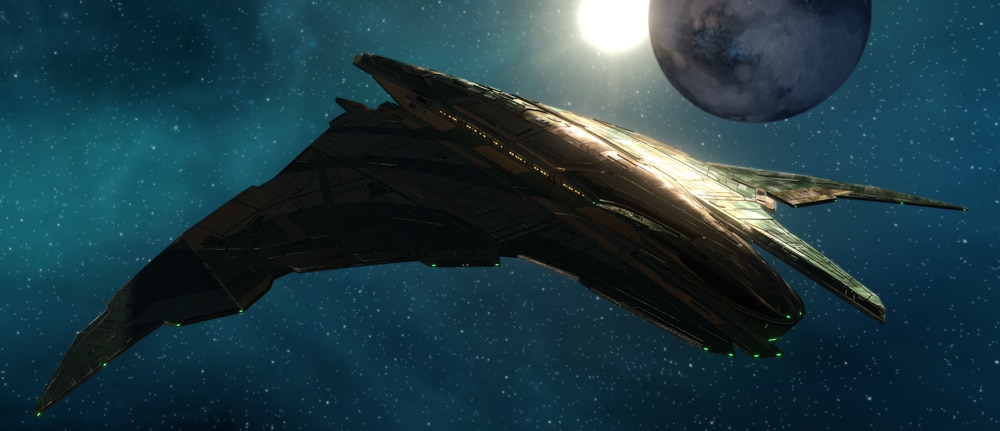 Star Trek Online ship, the Dhailkhina Command Strike Wing Warbird