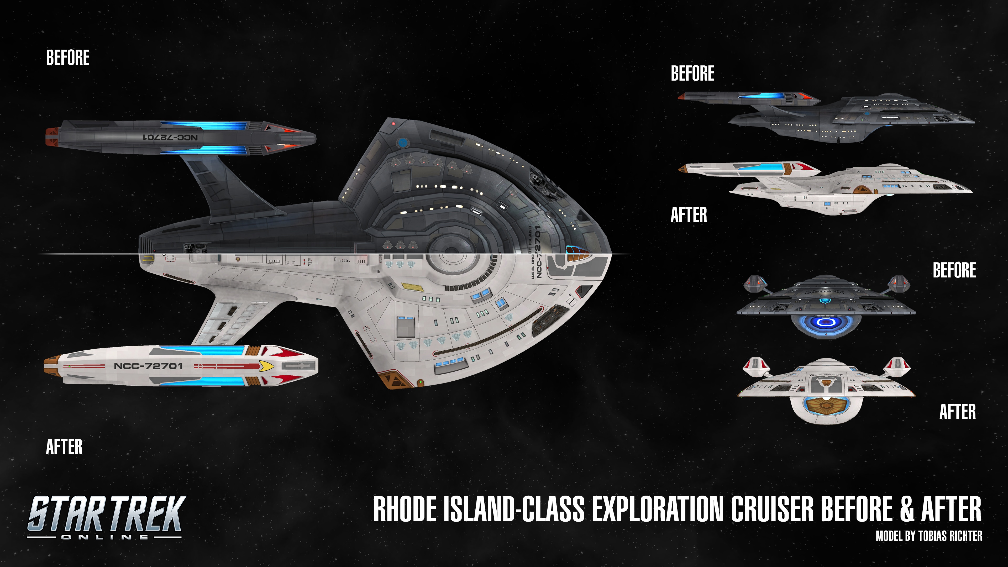 Star Trek Online\'s Rhode Island Class model update