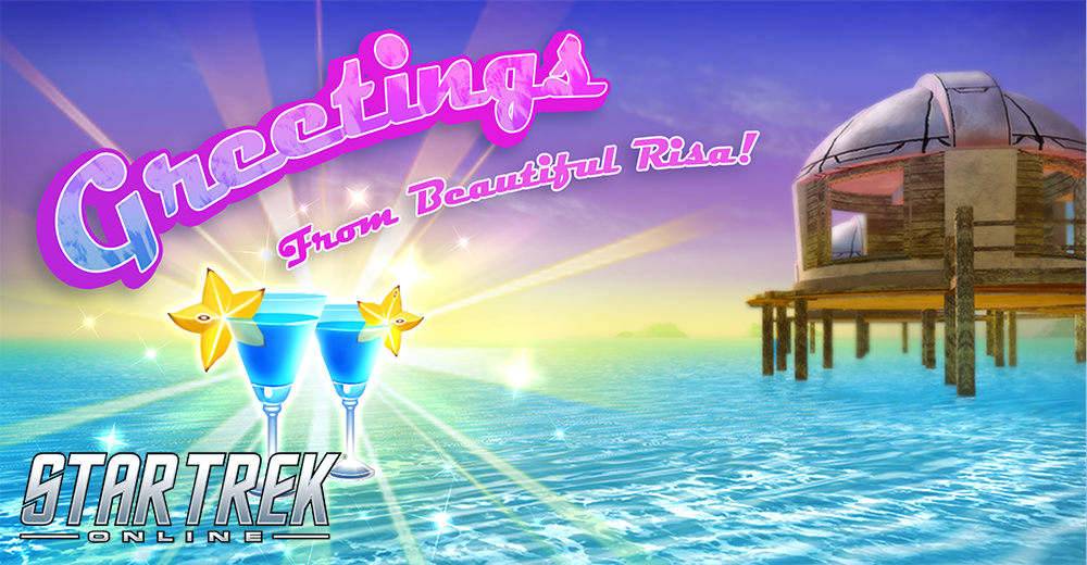 A promotional banner for the Lohlunat Festival on Risa, from Star Trek Online