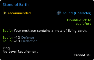Stone of Earth Tooltip