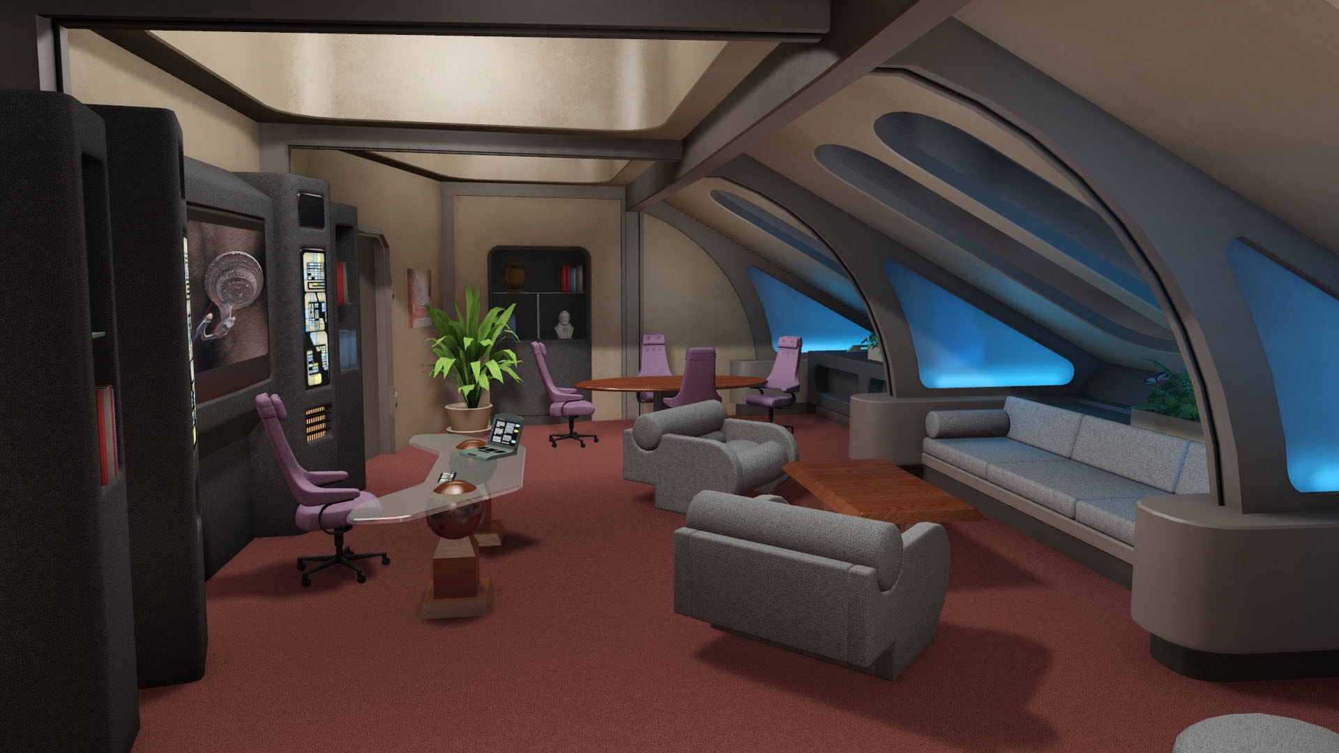 Discovery Uniforms Tng Shuttle And The Galaxy Interior Star Trek Online