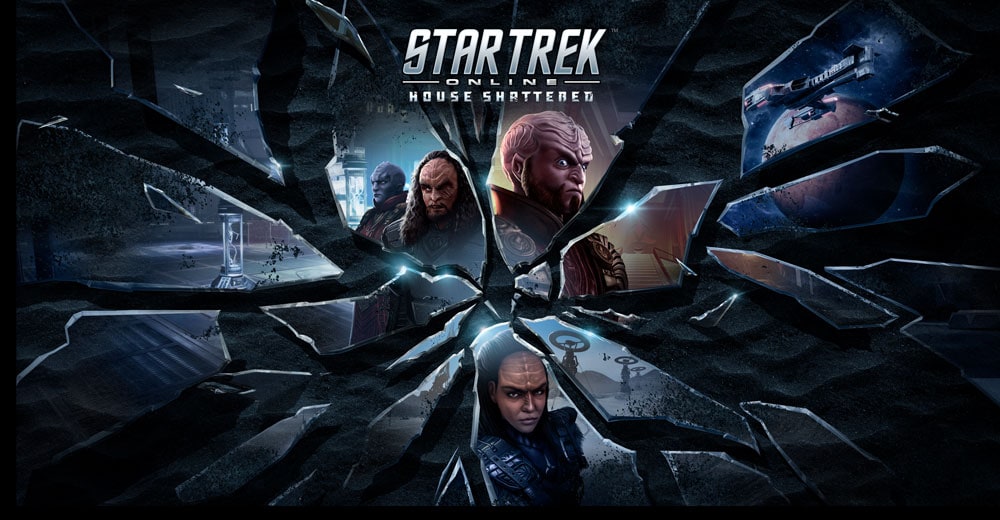 Star Trek Online House Shattered image featuring a smattering of included Klingon characters
