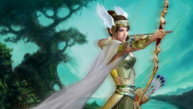 Winged Elf Archer - Wallpaper