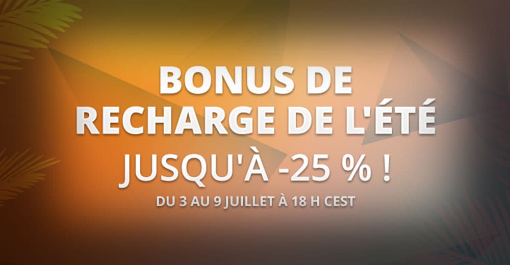 [PC] Jusqu'à 25% bonus sur vos recharges ! Cf2f96a9283d711b1457dd98c5bde18c1530537591