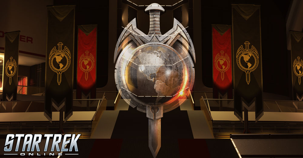 The seal of the Terran Empire in Star Trek Online