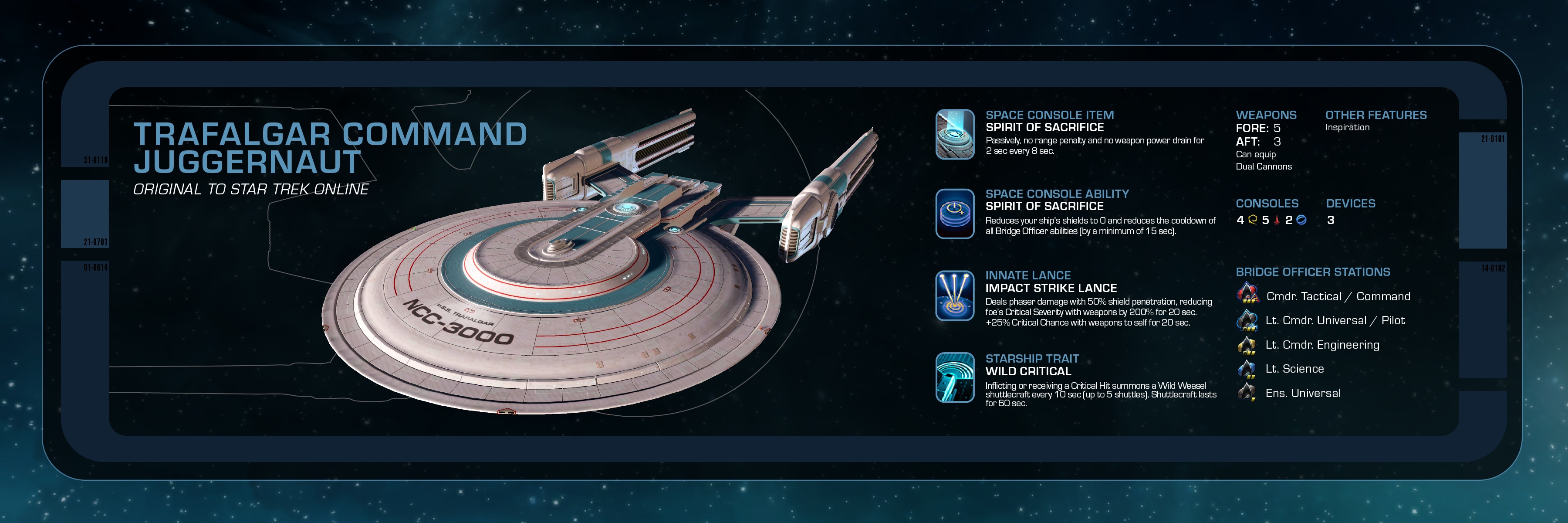Command the Trafalgar Command Juggernaut!
