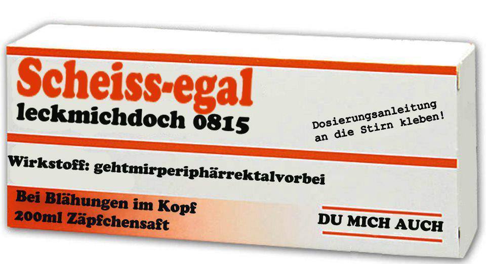 Scheiss egal speed up. Scheiss egal speed up