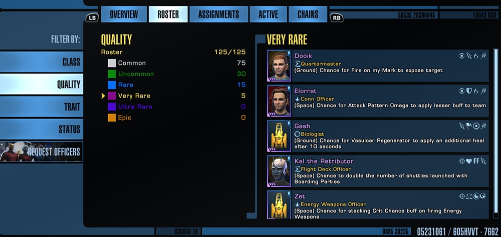 star trek online duty officers