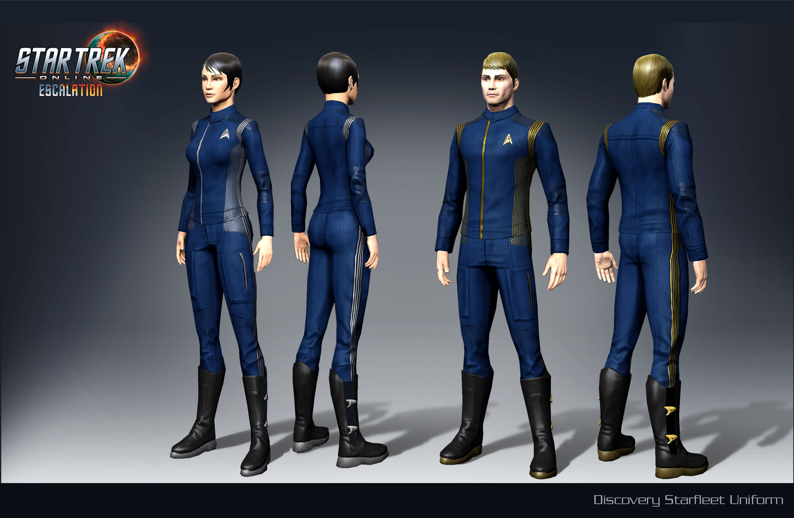 Discovery Uniforms and Type 7 Shuttle Return to PC! Star Trek Online