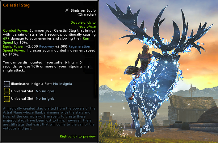 neverwinter mount combat power