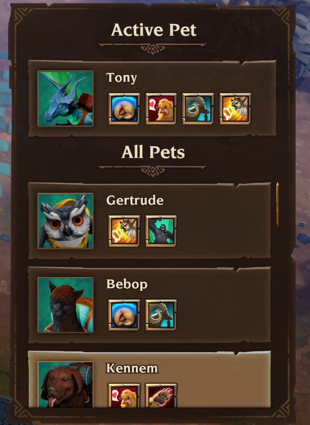 torchlight 3 pets